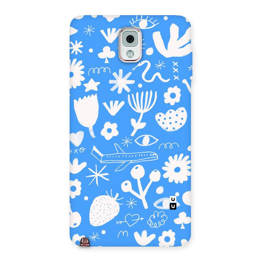 Space Blue Pattern Back Case for Galaxy Note 3