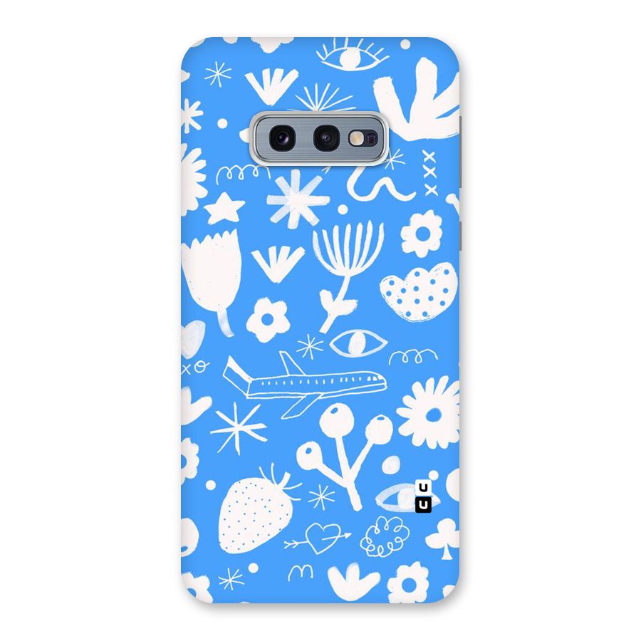 Space Blue Pattern Back Case for Galaxy S10e