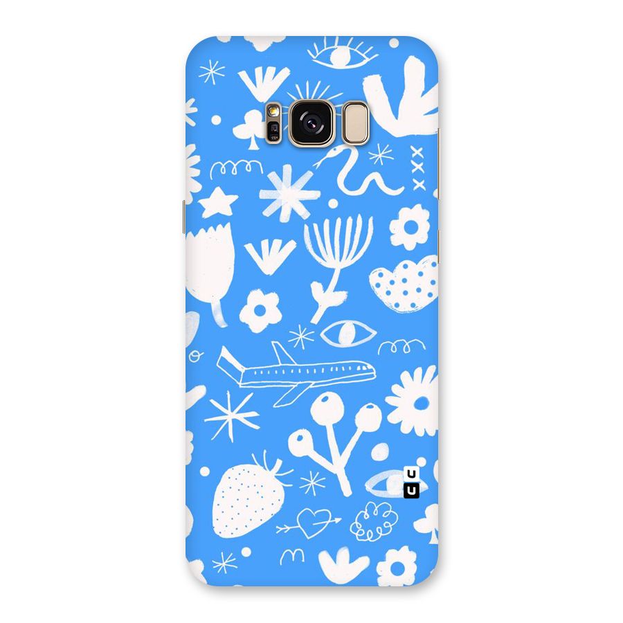 Space Blue Pattern Back Case for Galaxy S8 Plus