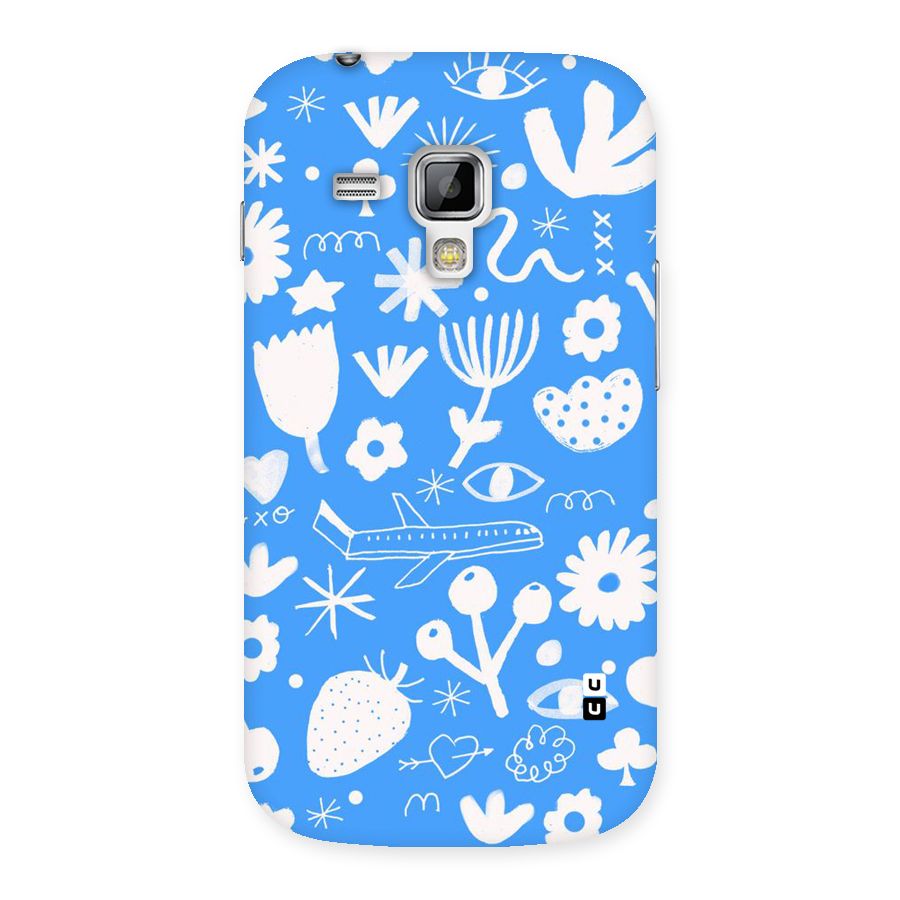 Space Blue Pattern Back Case for Galaxy S Duos