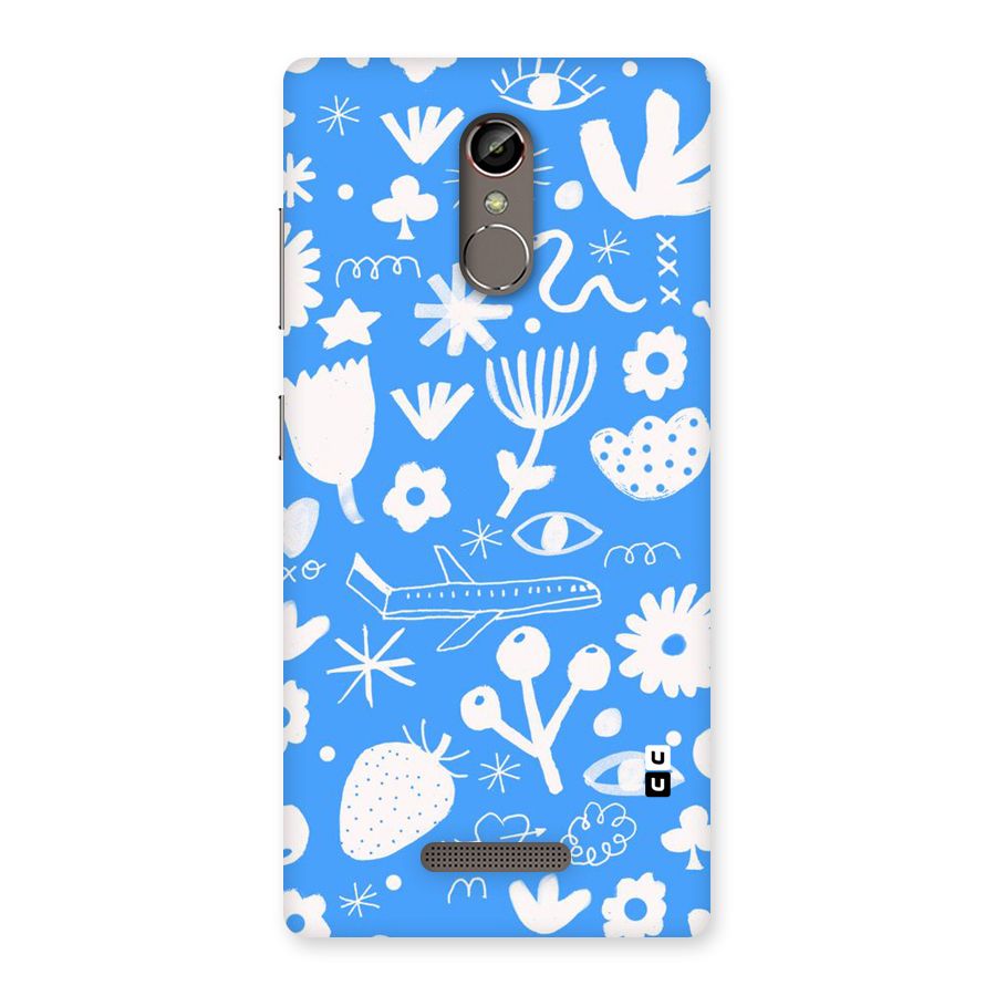 Space Blue Pattern Back Case for Gionee S6s