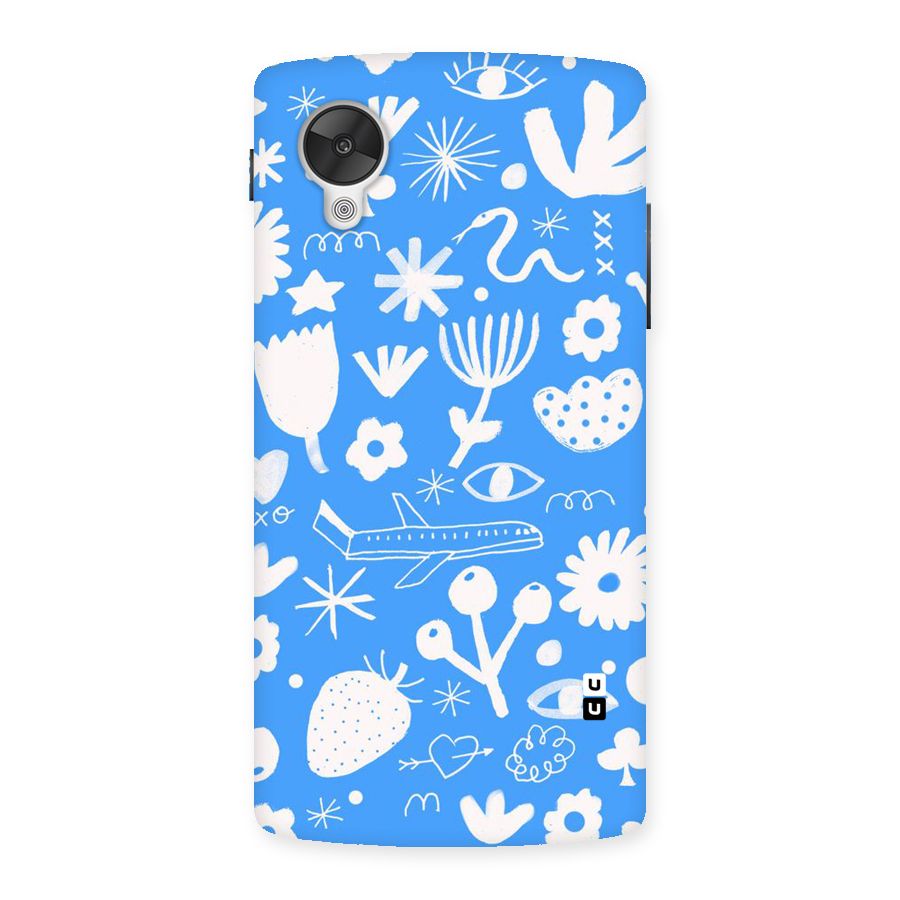 Space Blue Pattern Back Case for Google Nexsus 5
