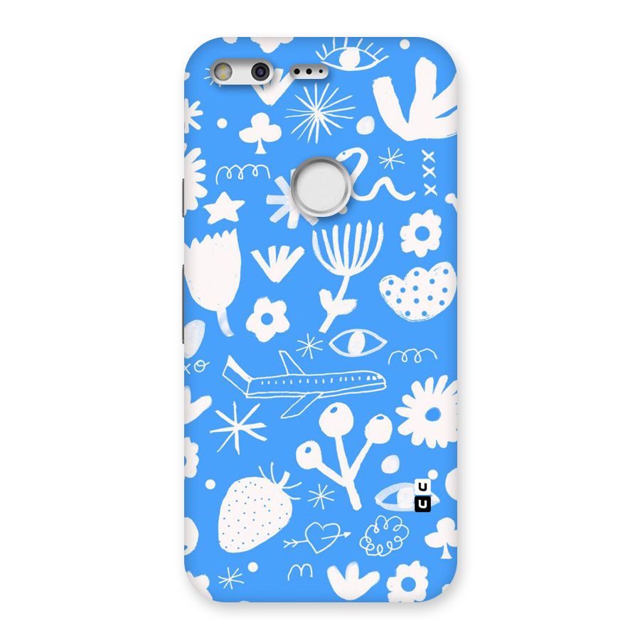 Space Blue Pattern Back Case for Google Pixel