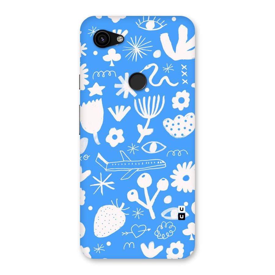 Space Blue Pattern Back Case for Google Pixel 3a XL