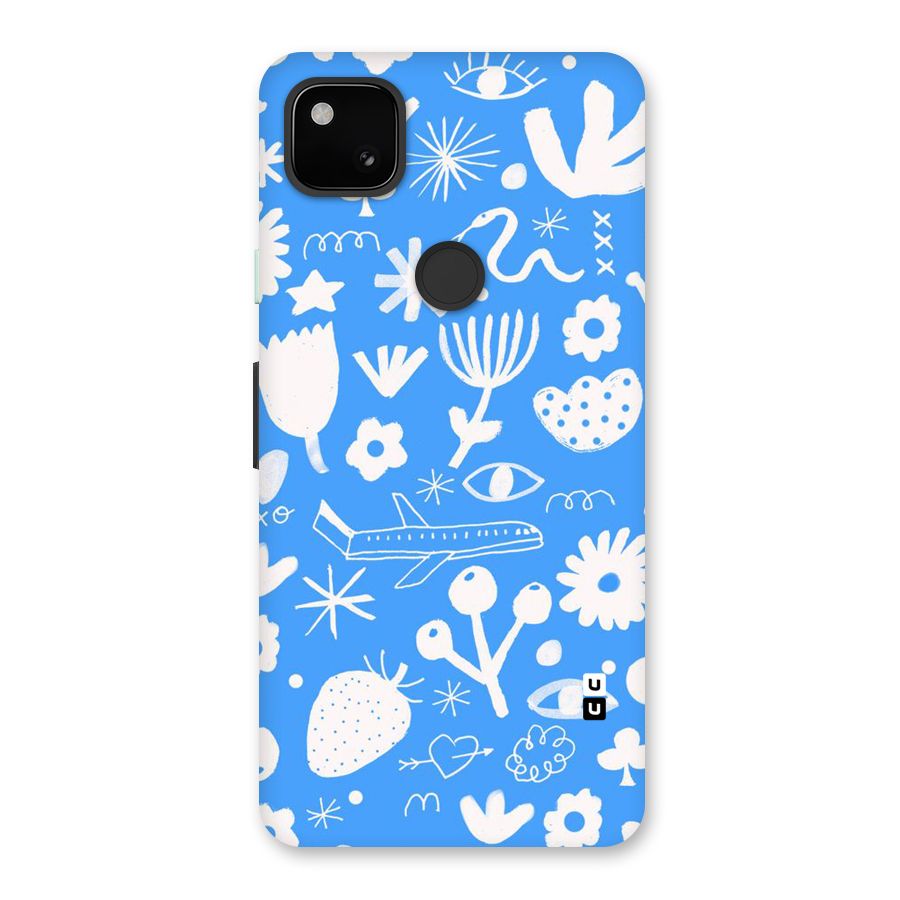 Space Blue Pattern Back Case for Google Pixel 4a