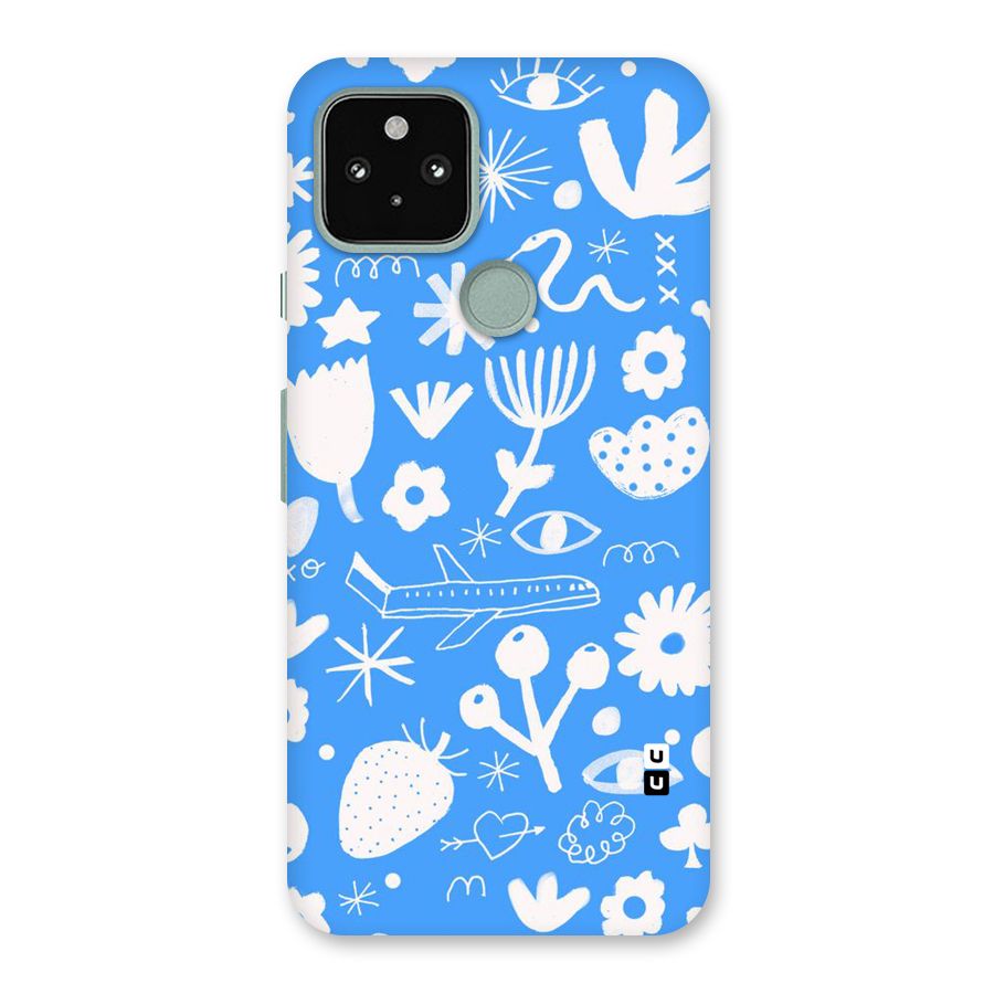 Space Blue Pattern Back Case for Google Pixel 5