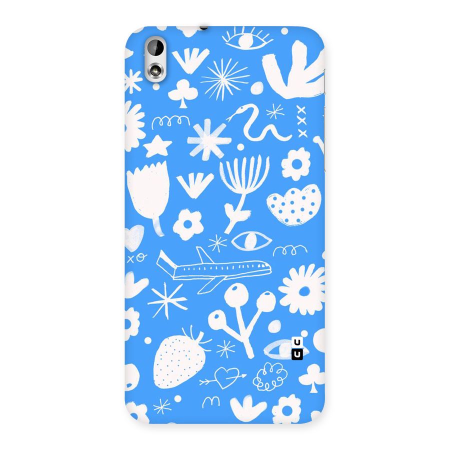 Space Blue Pattern Back Case for HTC Desire 816g