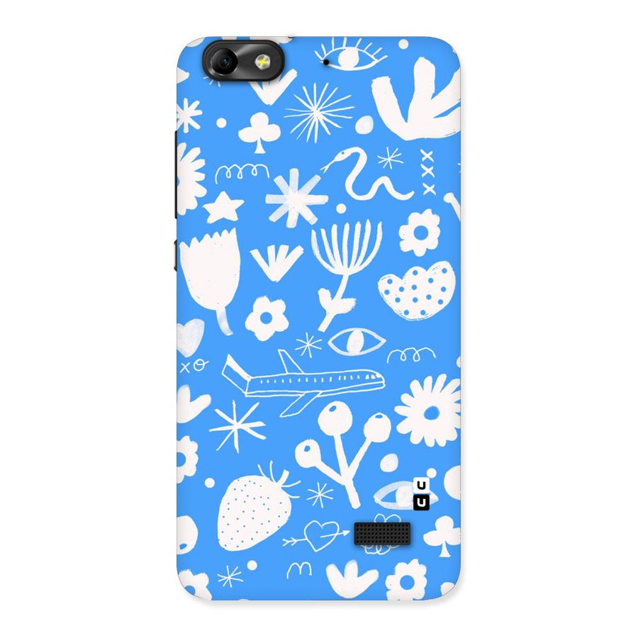 Space Blue Pattern Back Case for Honor 4C