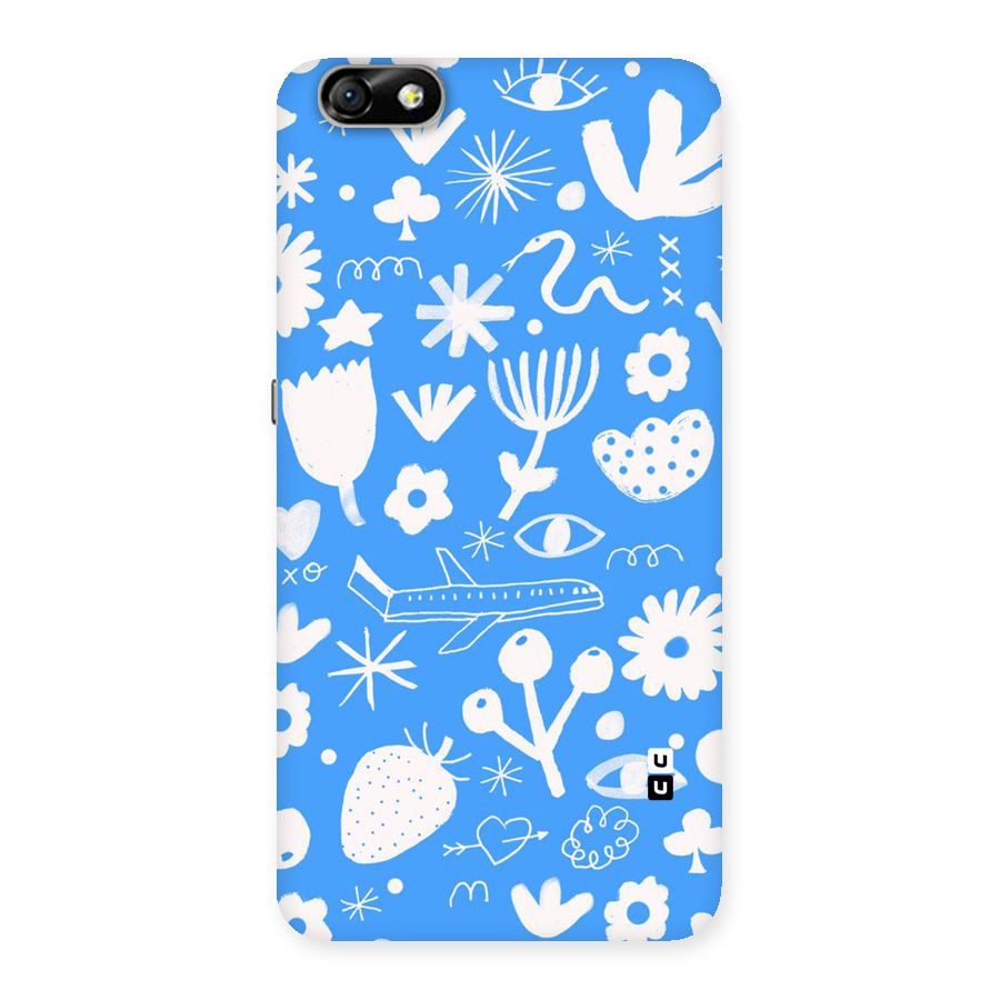 Space Blue Pattern Back Case for Honor 4X