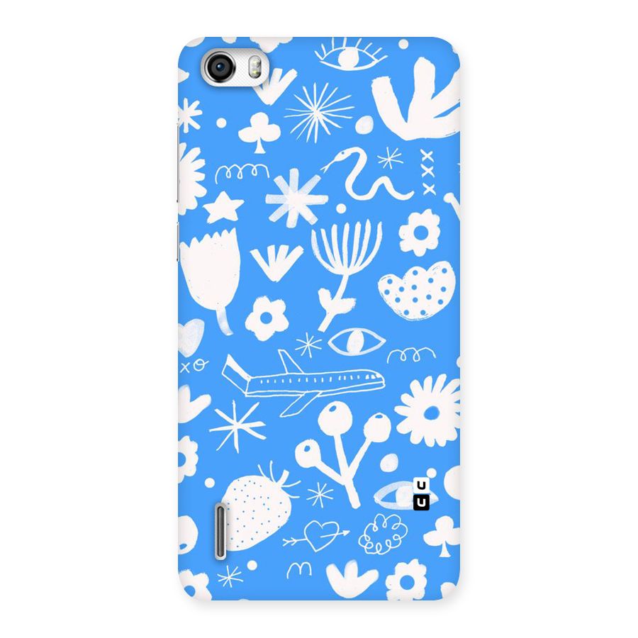 Space Blue Pattern Back Case for Honor 6