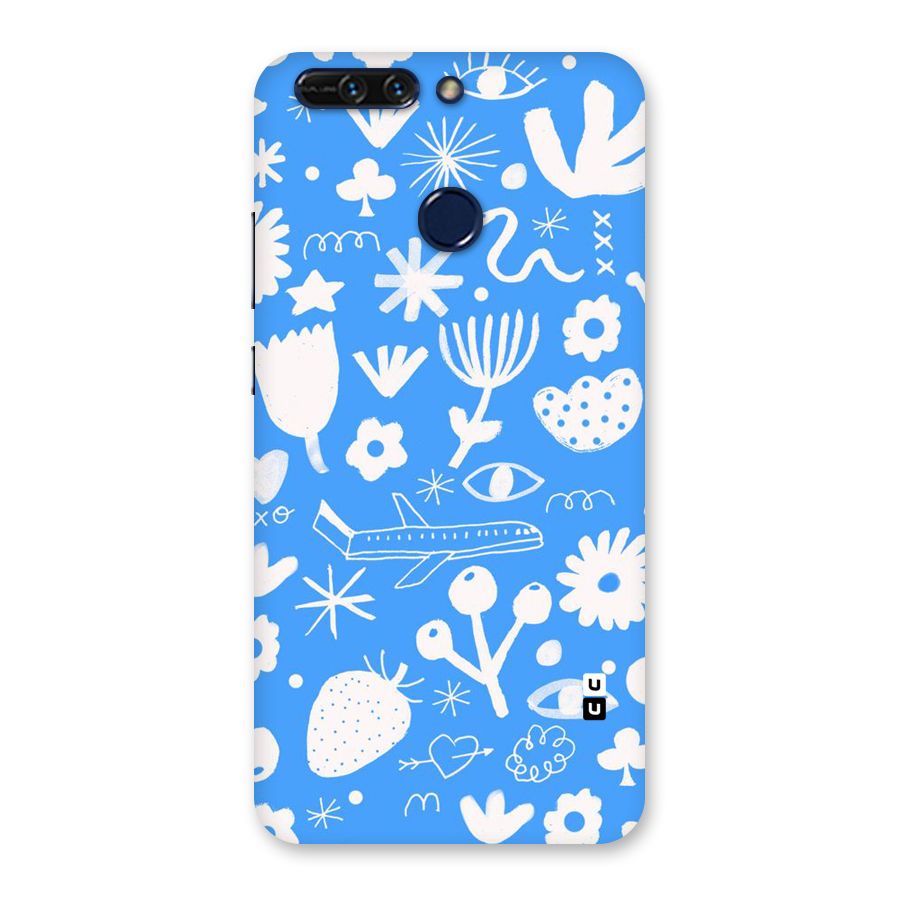 Space Blue Pattern Back Case for Honor 8 Pro