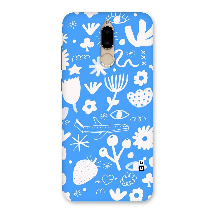 Space Blue Pattern Back Case for Honor 9i