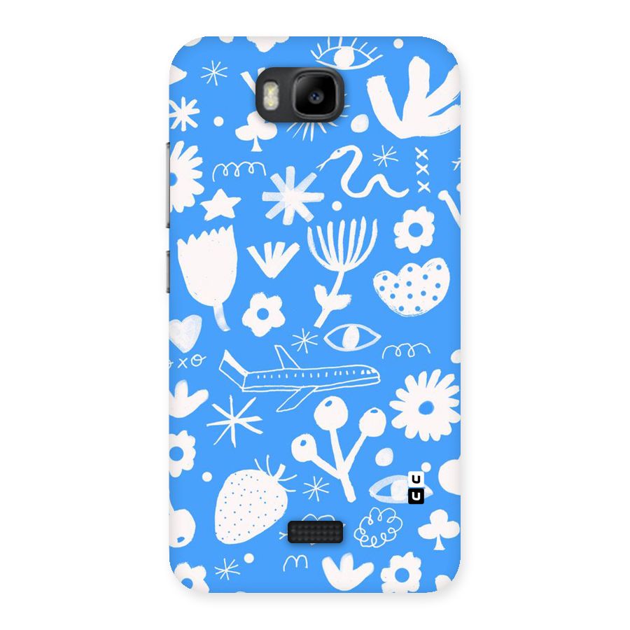 Space Blue Pattern Back Case for Honor Bee