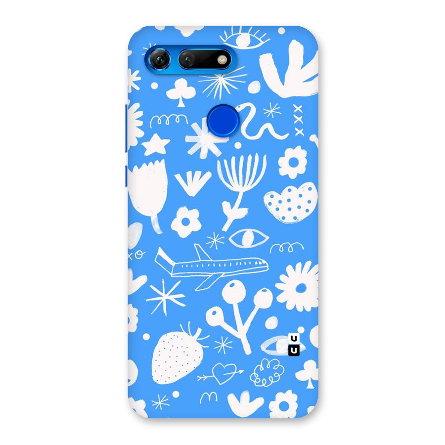 Space Blue Pattern Back Case for Honor View 20