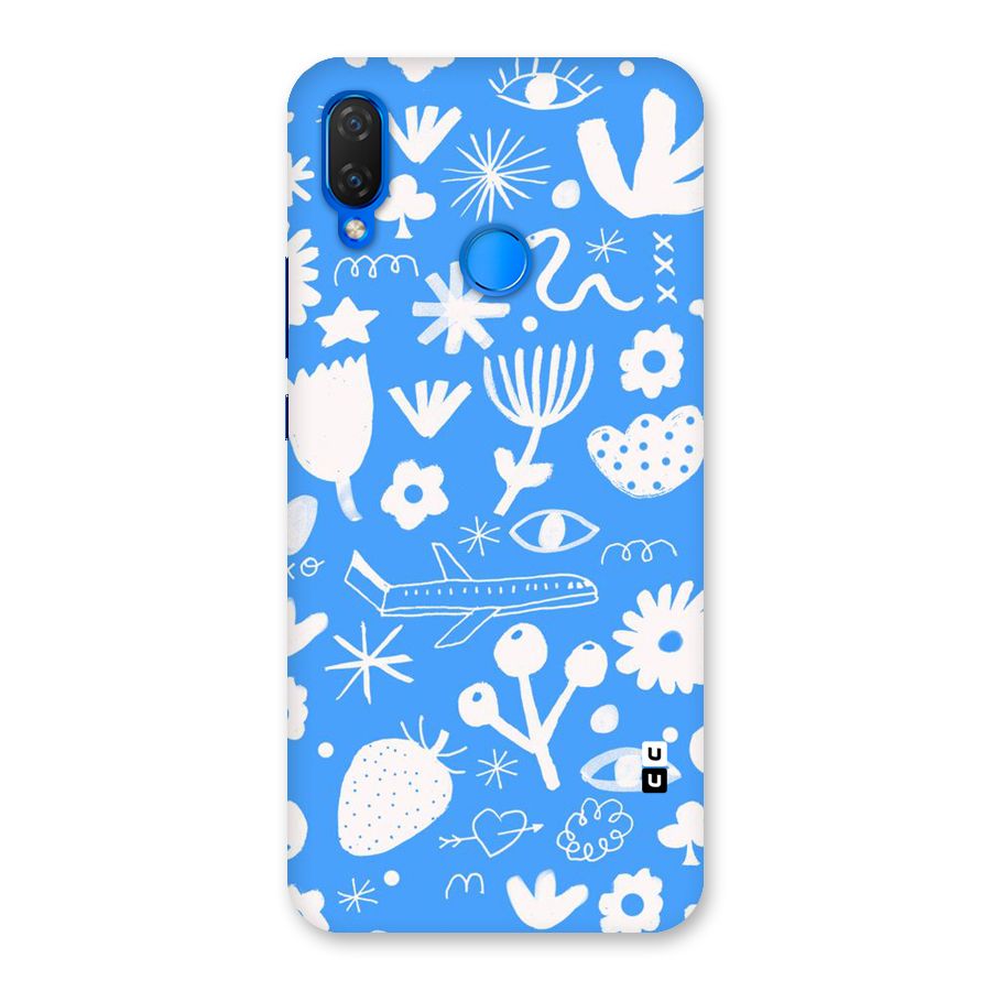 Space Blue Pattern Back Case for Huawei P Smart+