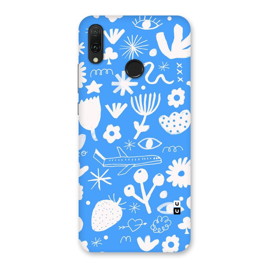 Space Blue Pattern Back Case for Huawei Y9 (2019)