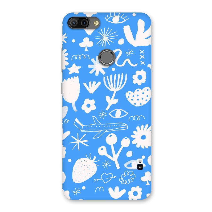 Space Blue Pattern Back Case for Infinix Hot 6 Pro
