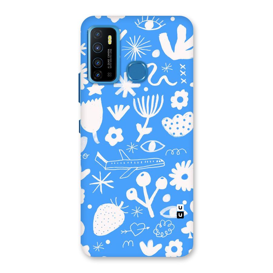 Space Blue Pattern Back Case for Infinix Hot 9