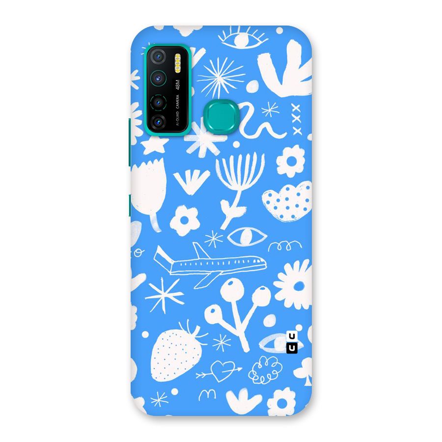 Space Blue Pattern Back Case for Infinix Hot 9 Pro