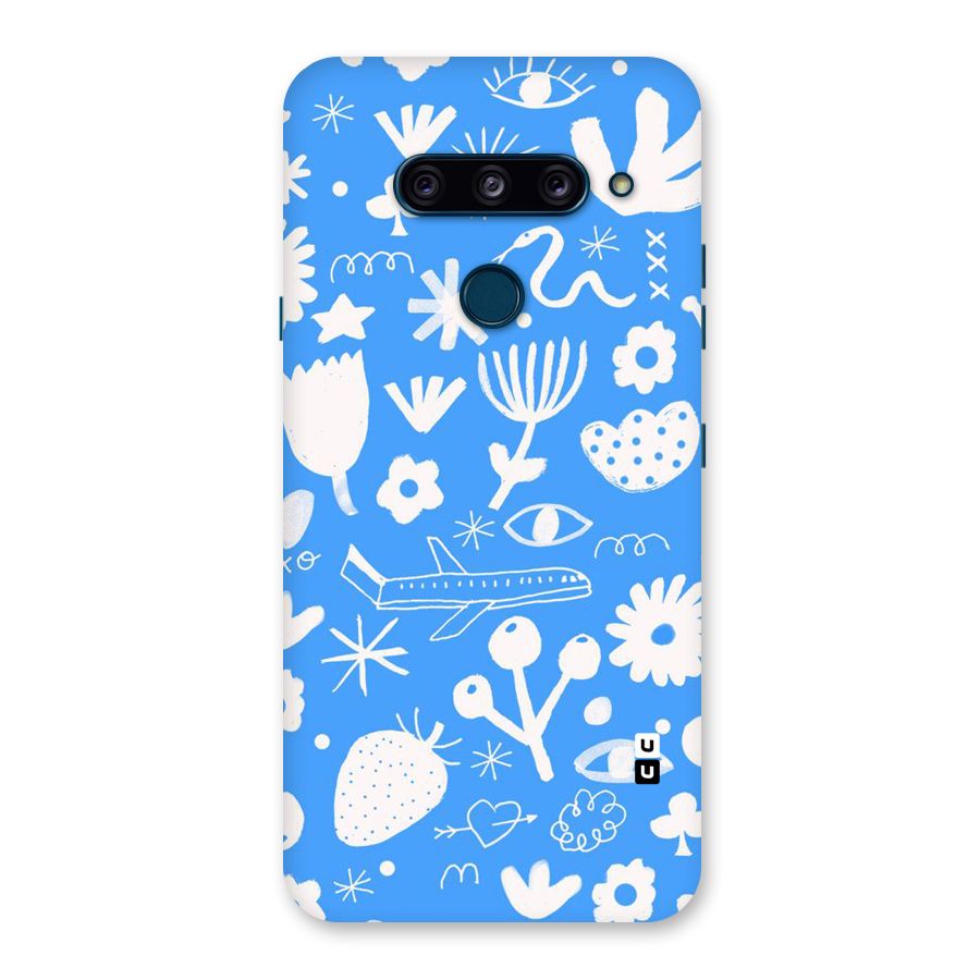 Space Blue Pattern Back Case for LG  V40 ThinQ