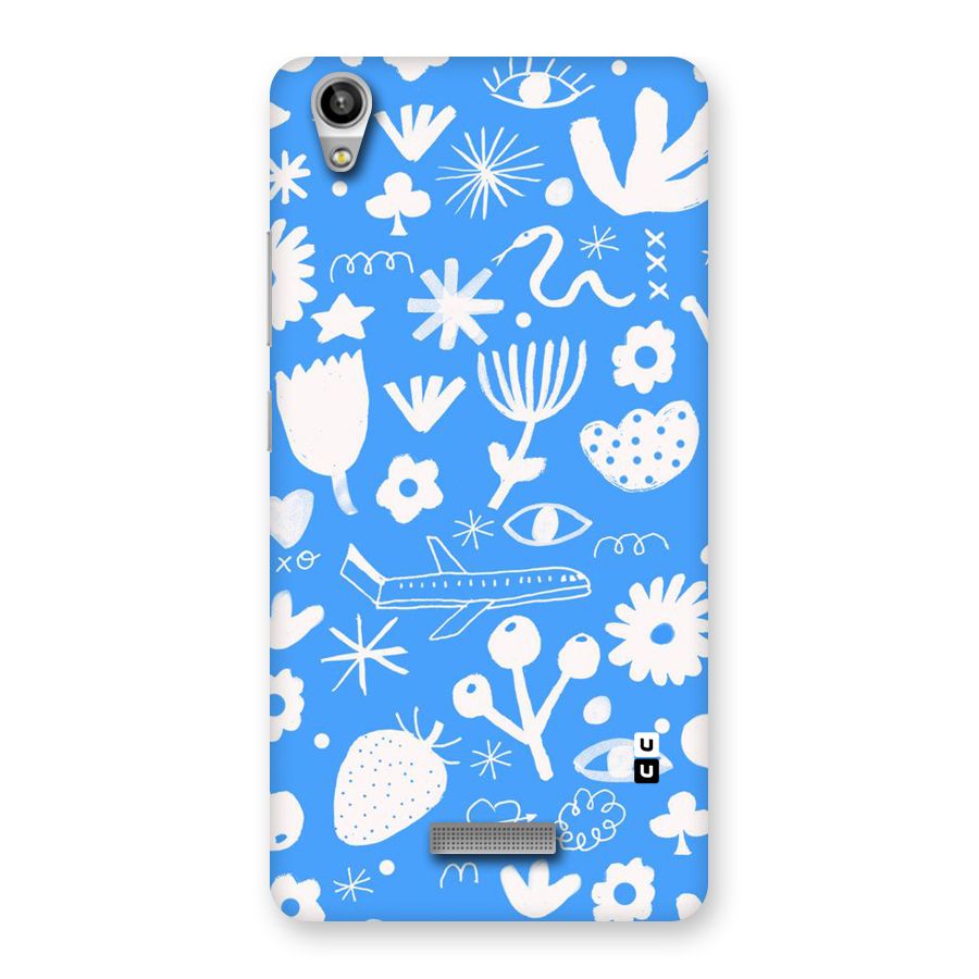 Space Blue Pattern Back Case for Lava-Pixel-V1