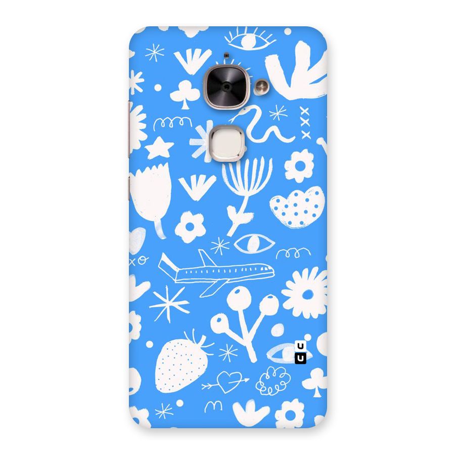 Space Blue Pattern Back Case for Le 2