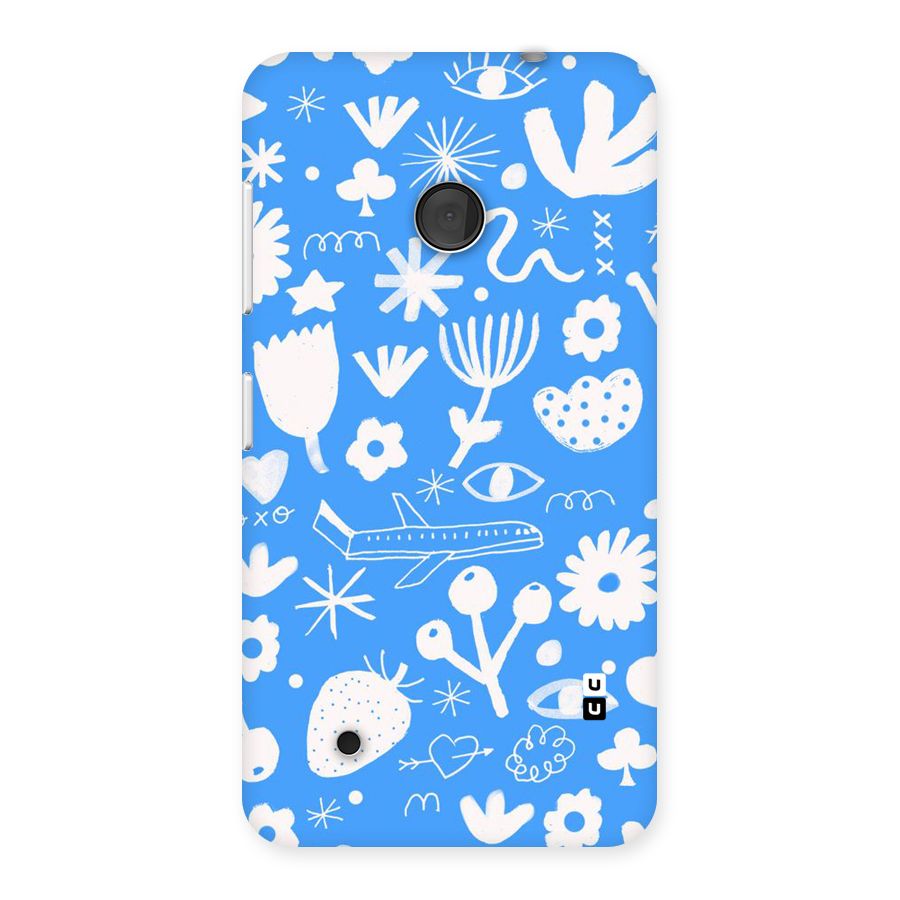 Space Blue Pattern Back Case for Lumia 530