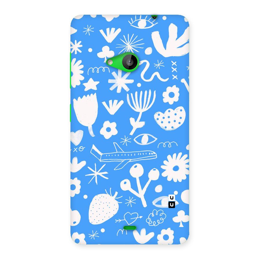 Space Blue Pattern Back Case for Lumia 535