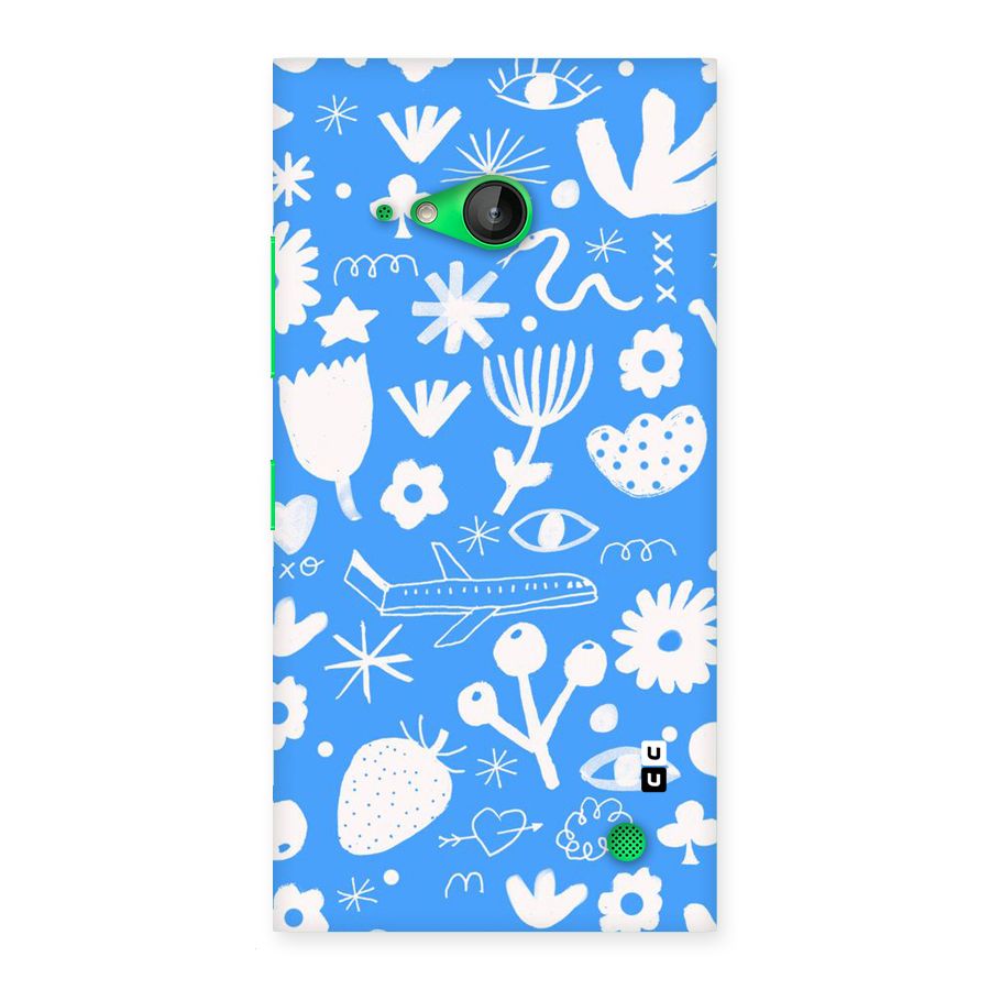 Space Blue Pattern Back Case for Lumia 730