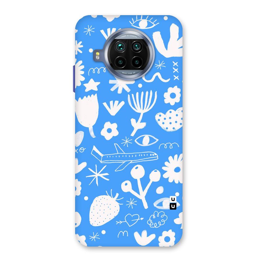 Space Blue Pattern Back Case for Mi 10i