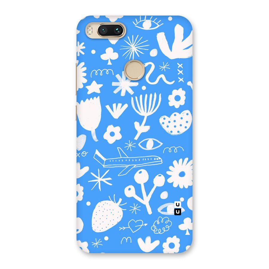 Space Blue Pattern Back Case for Mi A1