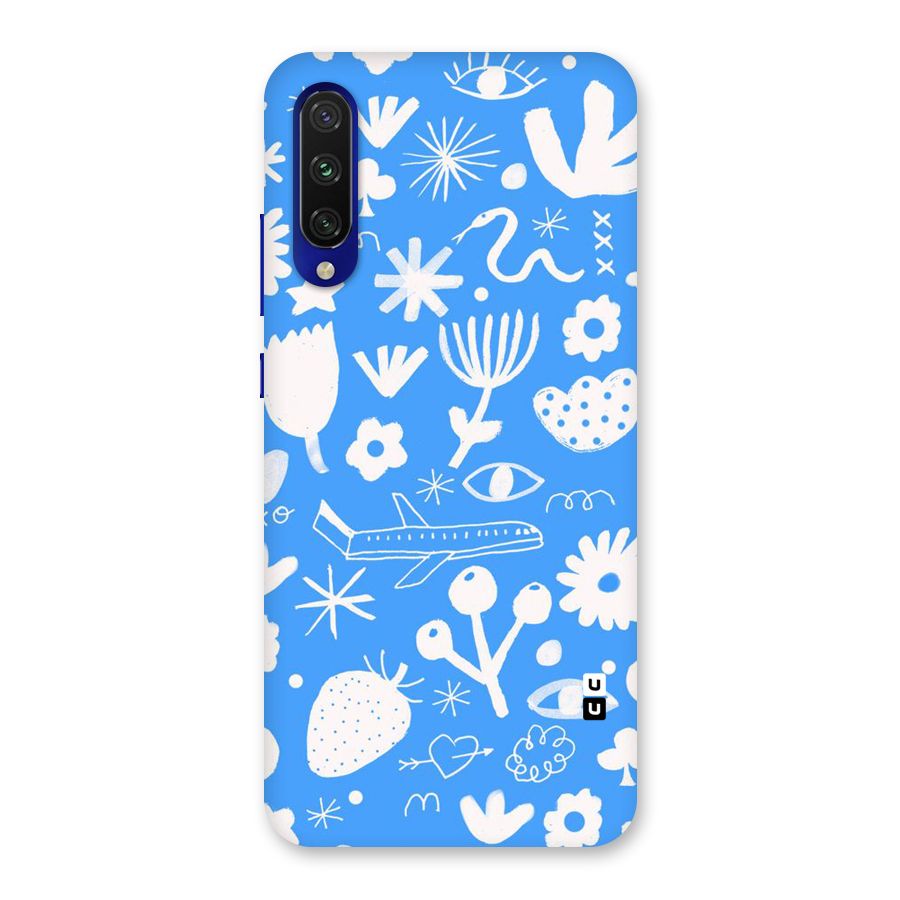 Space Blue Pattern Back Case for Mi A3