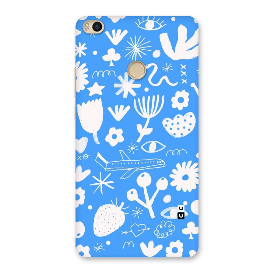 Space Blue Pattern Back Case for Mi Max 2