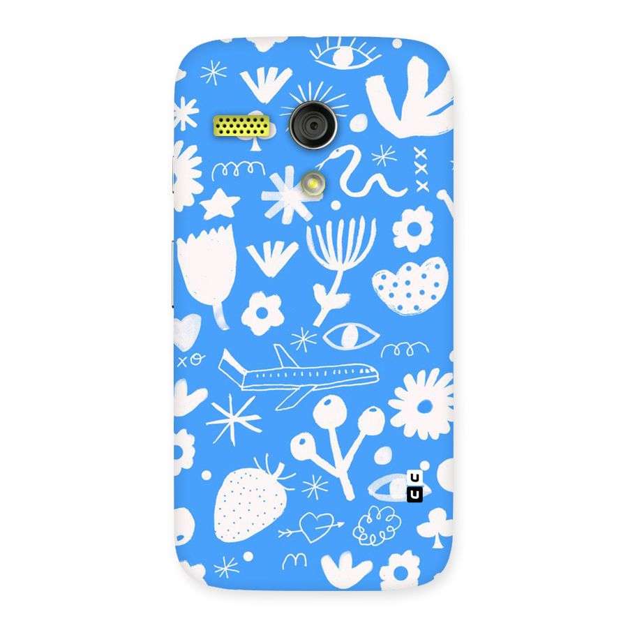 Space Blue Pattern Back Case for Moto G
