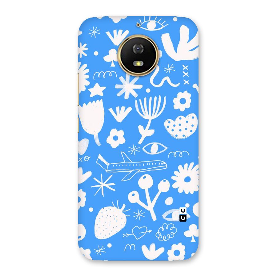 Space Blue Pattern Back Case for Moto G5s