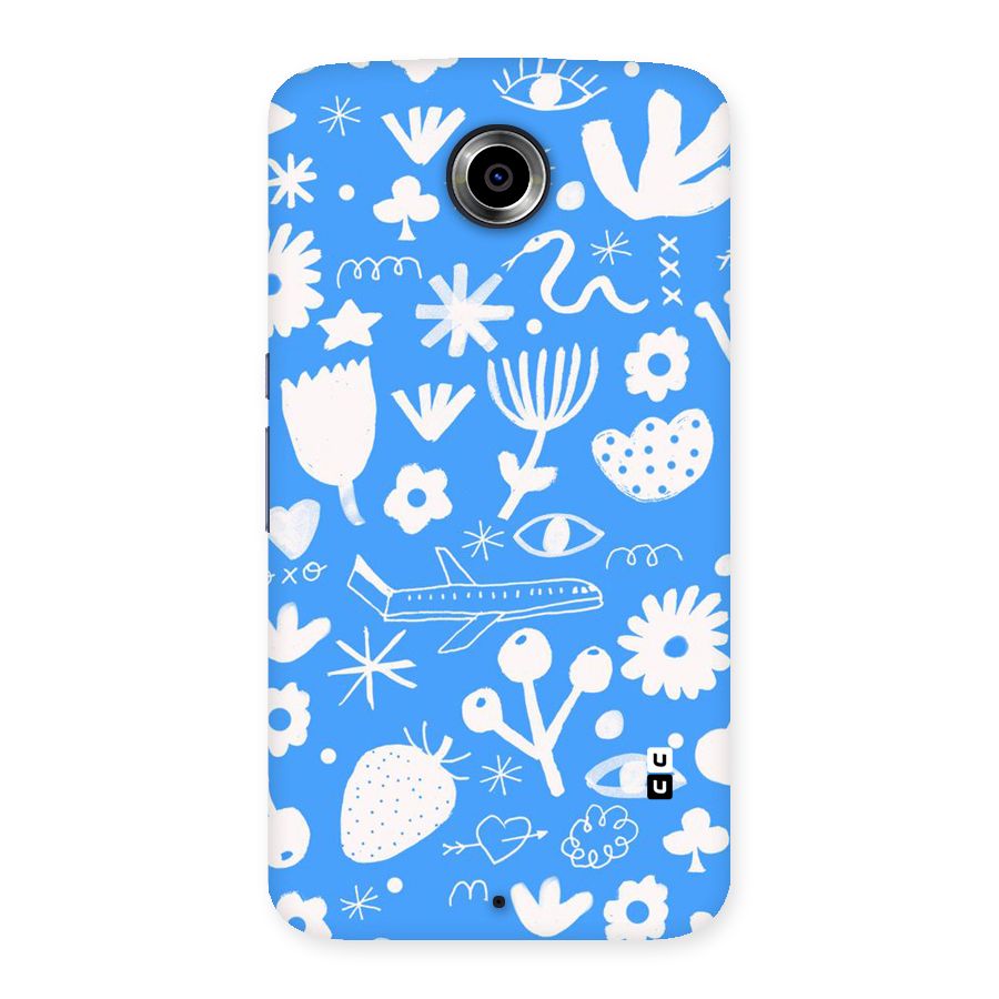 Space Blue Pattern Back Case for Nexsus 6