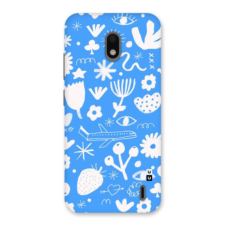 Space Blue Pattern Back Case for Nokia 2.2