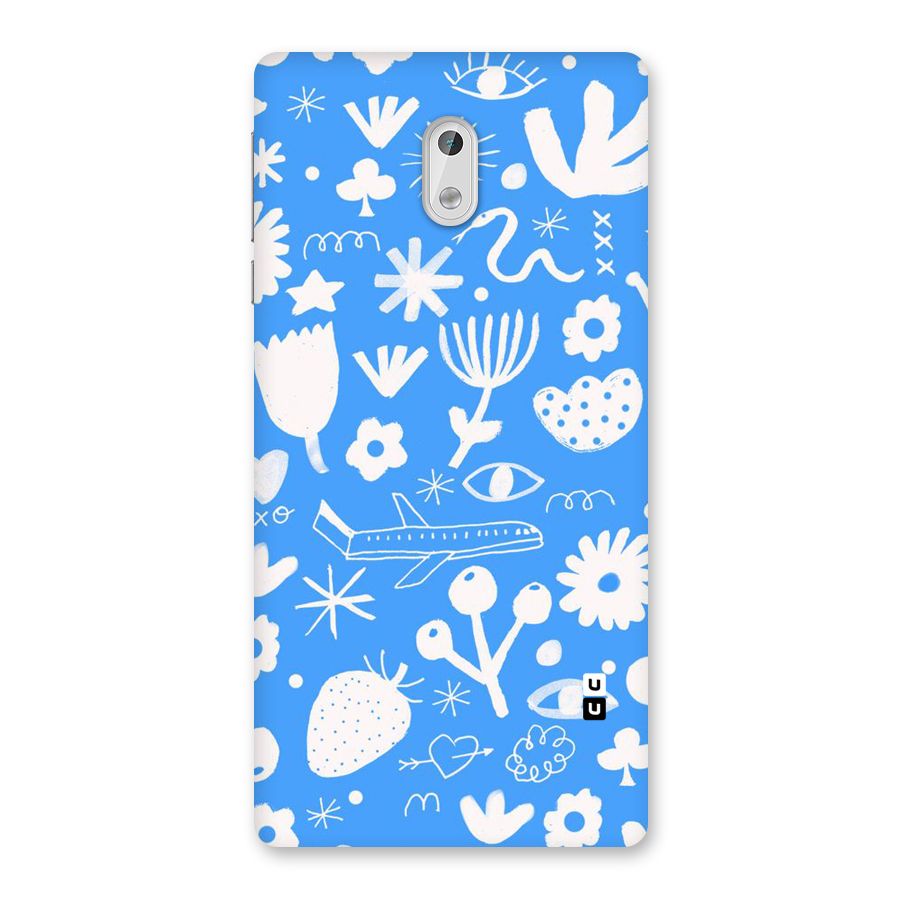 Space Blue Pattern Back Case for Nokia 3