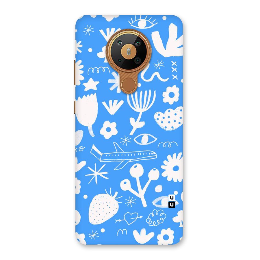 Space Blue Pattern Back Case for Nokia 5.3