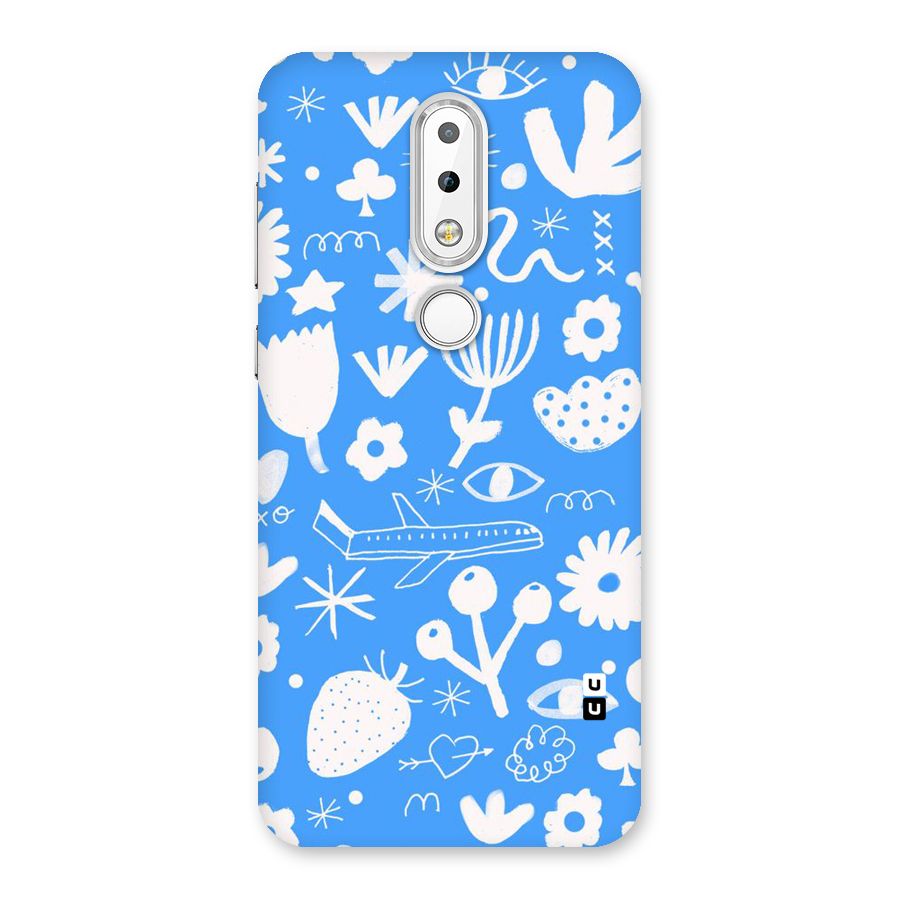Space Blue Pattern Back Case for Nokia 6.1 Plus