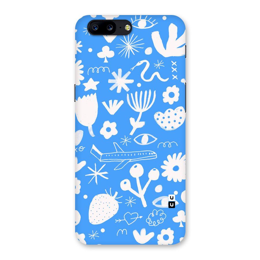 Space Blue Pattern Back Case for OnePlus 5