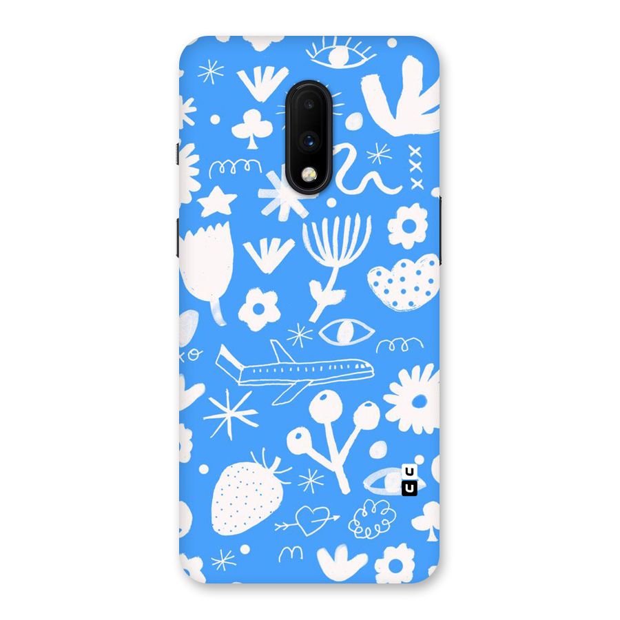 Space Blue Pattern Back Case for OnePlus 7