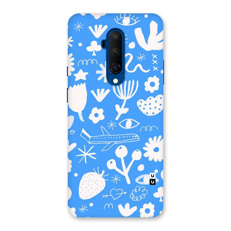 Space Blue Pattern Back Case for OnePlus 7T Pro