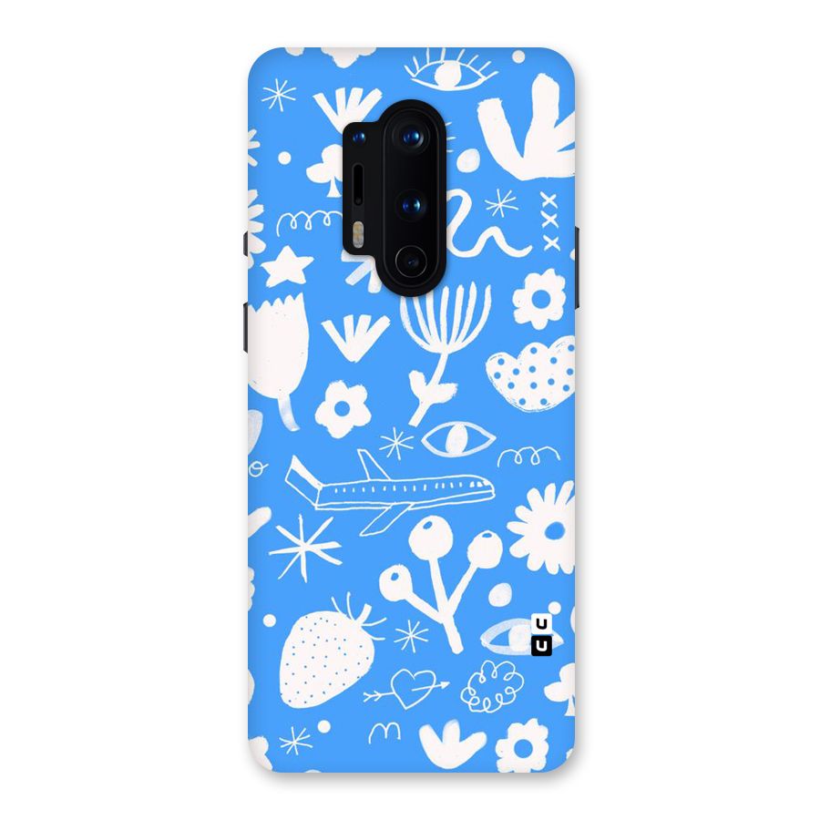 Space Blue Pattern Back Case for OnePlus 8 Pro