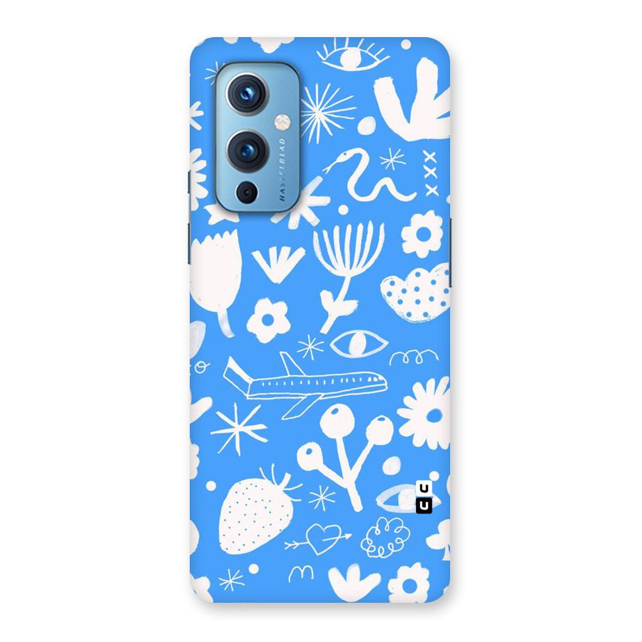 Space Blue Pattern Back Case for OnePlus 9