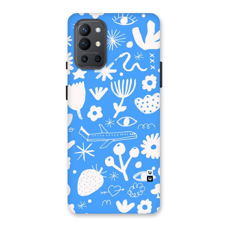 Space Blue Pattern Back Case for OnePlus 9R