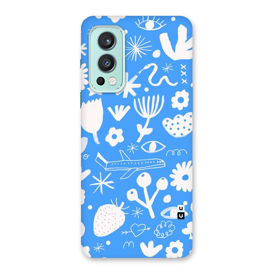 Space Blue Pattern Back Case for OnePlus Nord 2 5G