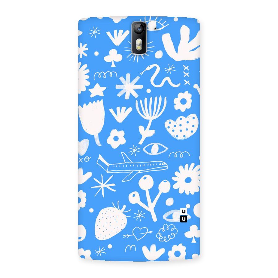 Space Blue Pattern Back Case for One Plus One