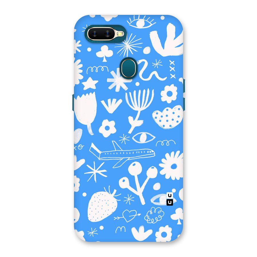 Space Blue Pattern Back Case for Oppo A11k