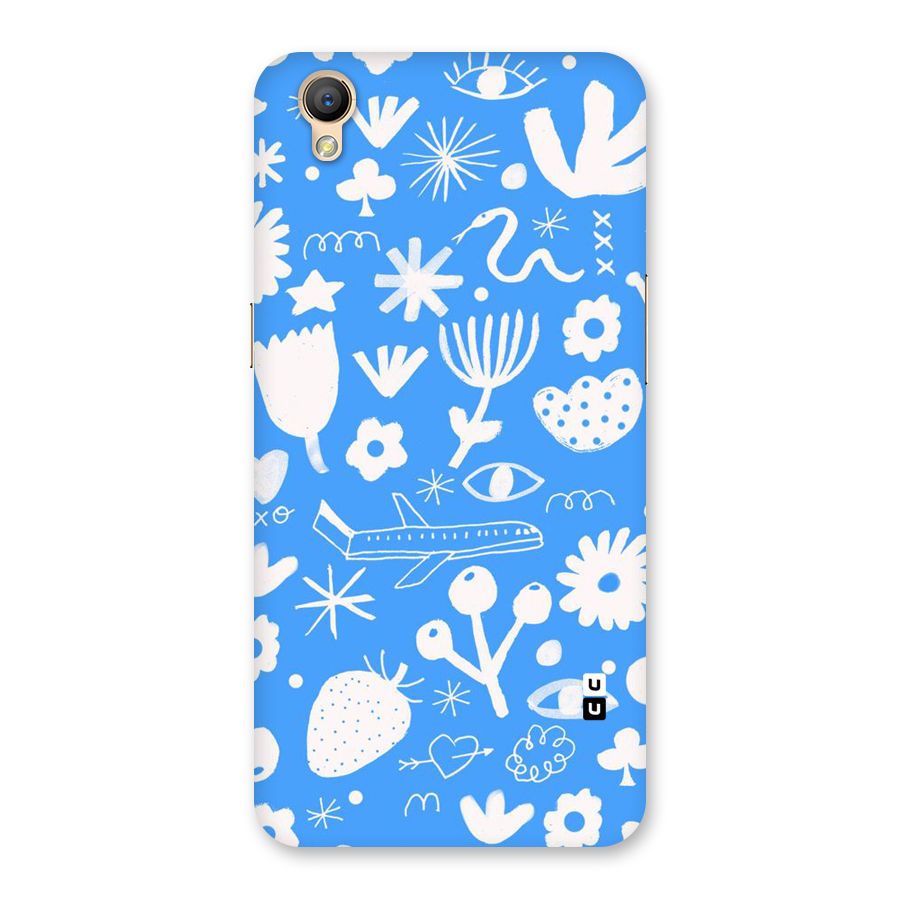 Space Blue Pattern Back Case for Oppo A37